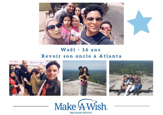 Waël et sa famille à Atlanta