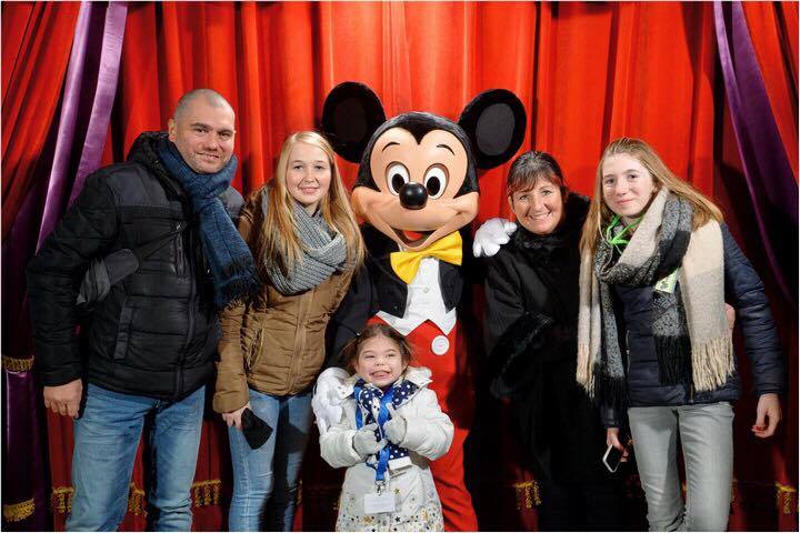 Chiara avec Mickey